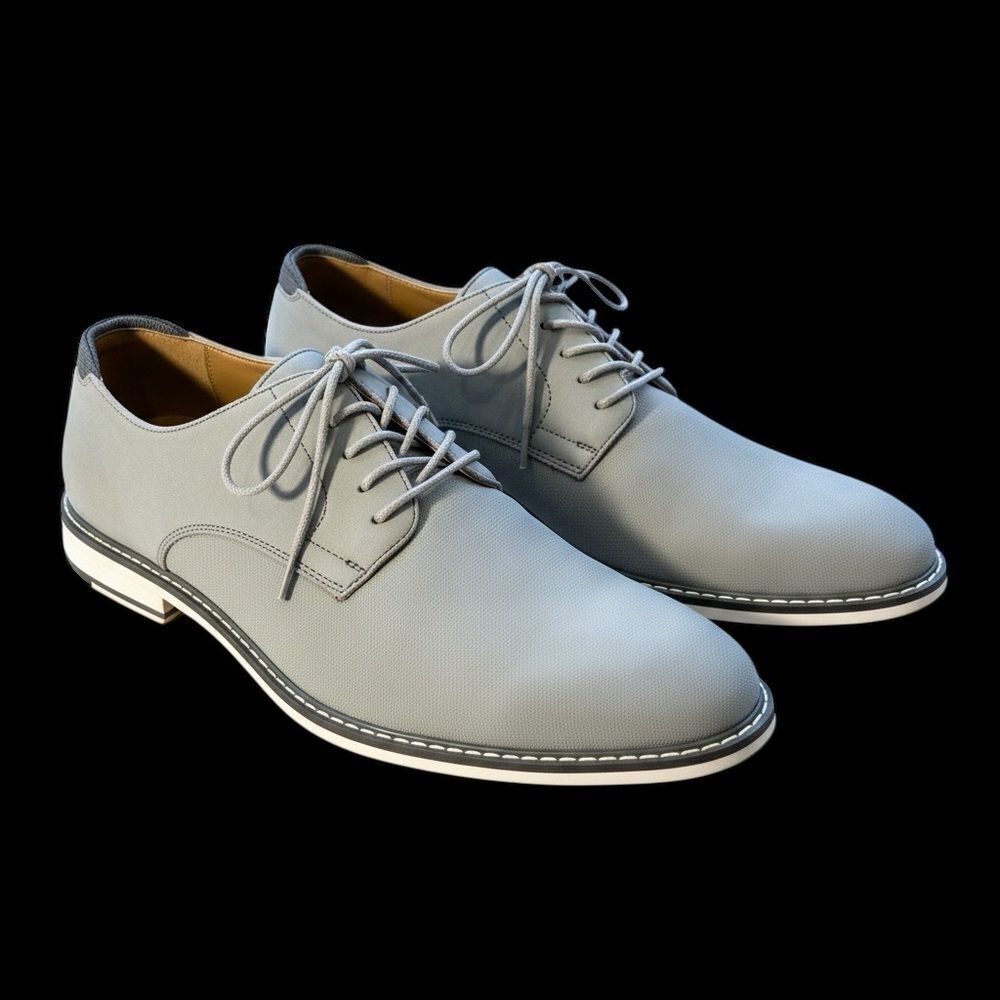 Goodfellow & Co Men’s Gray Lace-Up Derby/Oxford Dress Shoes Size 13 NWT